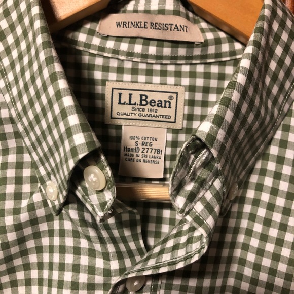 L.L. Bean Men’s button up short sleeve shirt - Picture 3 of 6